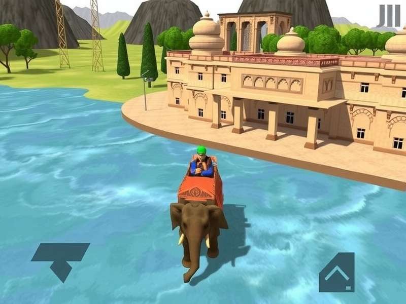 Jaipur Elephant Sightseeing Game Screenshot